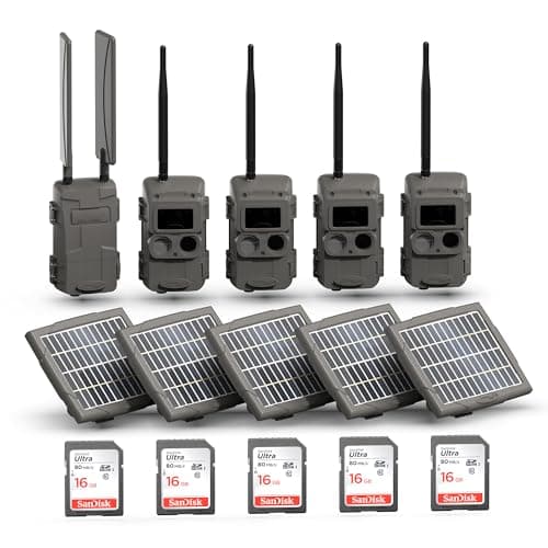 Cuddeback CuddeLink IR 4-Camera Bundle with Cell Home