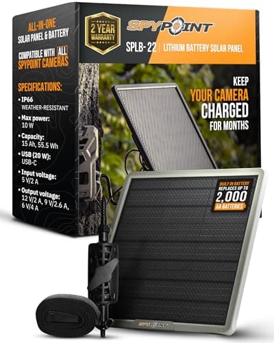 Spypoint Lithium Battery Solar Panel (10W) SPLB-22